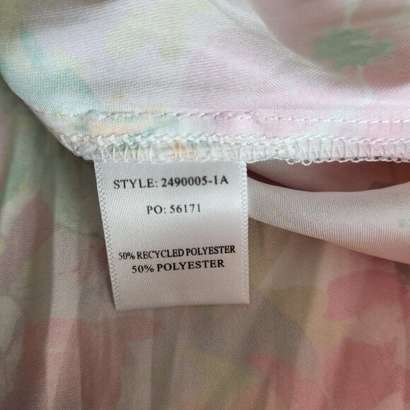 Current Air Botanical Floral Midi Maxi‎ Dress XS Sleeveless Flowy Wedding NWT - Picture 13 of 15